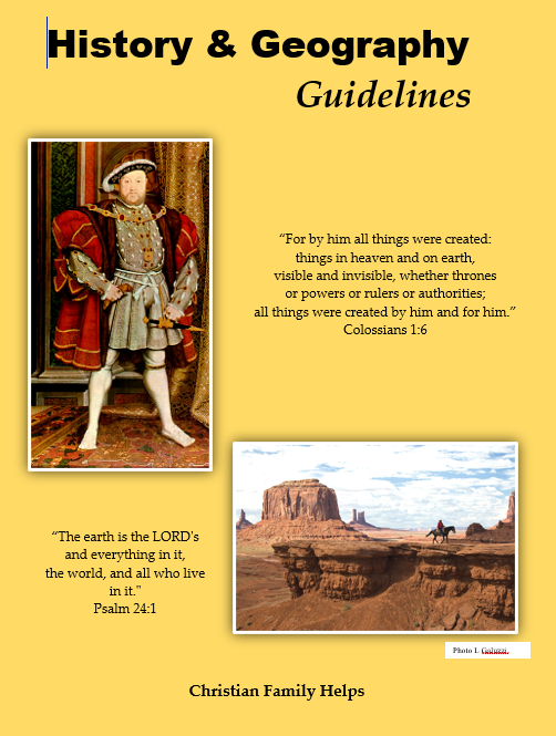 History & Geography Guidelines