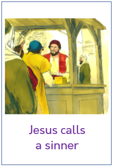 Jesus calls a sinner