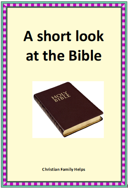 A short look at the Bible